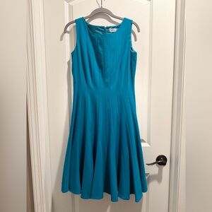 Calvin Klein Vibrant Blue Midi Dress